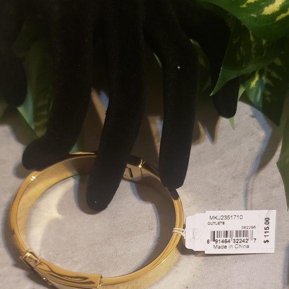 Michael Kors Goldtone Bangle  Bracelet - Picture 3 of 6